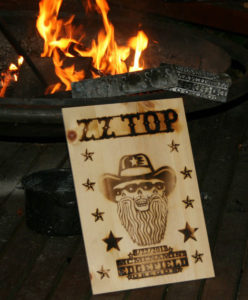ZZ Top at Edge­field poster by EMEK, 2012