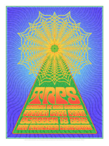 TRPS Festival of Rock Posters 2012 Artist Relief poster by Dave Hunter