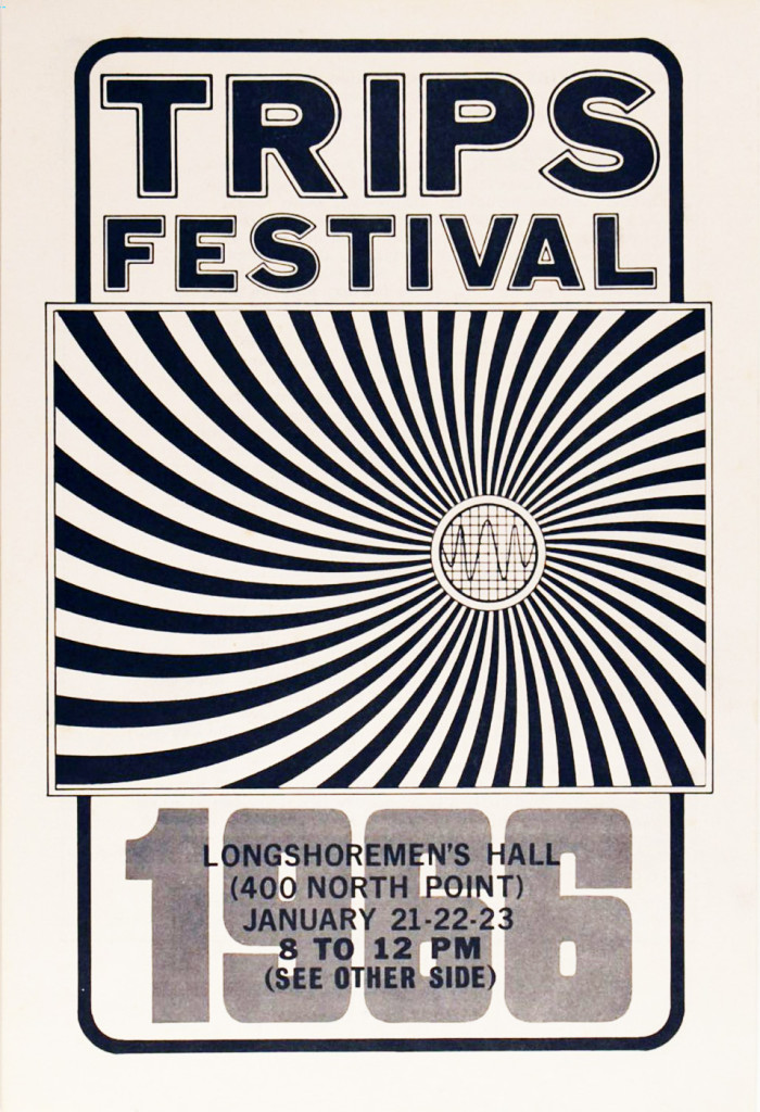 Trips Festival 1966 poster Wes Wilson