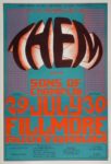 The Sons of Champlin, Them July 29-30, 1966 Fillmore Auditorium, San Francisco, CA rock poster by Wes Wilson BG20