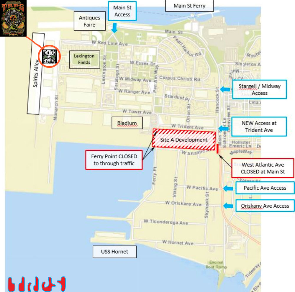 Directions to Rock Art By The Bay 2018