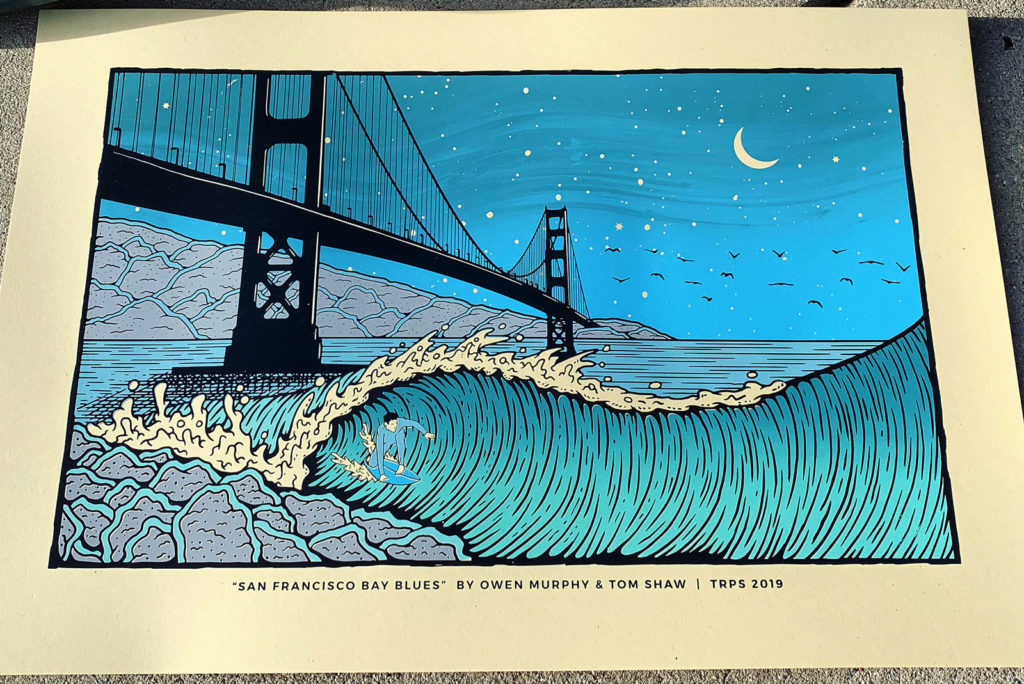 San Francisco Bay Blues poster by Owen Murphy and Tom Shaw