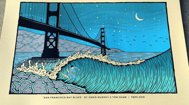 San Francisco Bay Blues poster by Owen Murphy and Tom Shaw