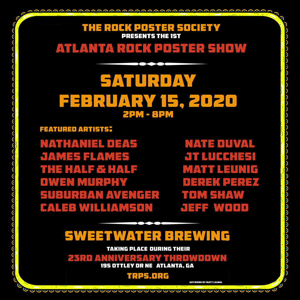 Saturday, February 15, 2020 at Sweetwater Brewing