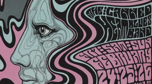 Grateful Dead, Canned Heat, Otis Rush February 24-26, 1967 Fillmore Auditorium, San Francisco, CA rock poster by Wes Wilson BG51