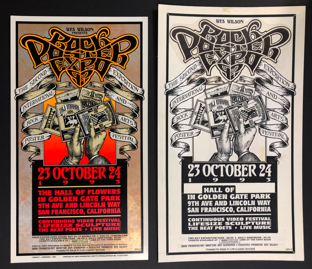 Rock Poster Expo 1993 rock poster by Mark Arminski