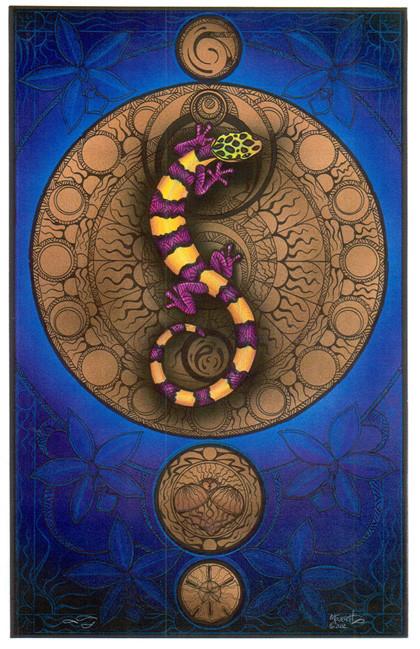 Conscious Alliance Gecko poster art by Michael Everett