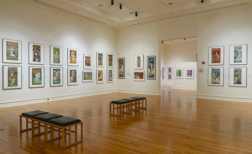 Installation view from "Color x Color: Selections from the Chuck Sperry Archive" a mid-career retrospective of artist Chuck Sperry curated by Josef Zimmerman at the Fort Wayne Museum of Art, Fort Wayne Indiana. On view from April 23-July 10, 2022