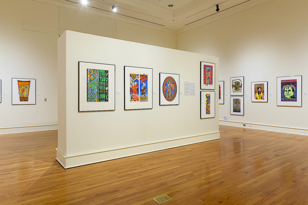 Installation view from "Color x Color: Selections from the Chuck Sperry Archive" a mid-career retrospective of artist Chuck Sperry curated by Josef Zimmerman at the Fort Wayne Museum of Art, Fort Wayne Indiana. On view from April 23-July 10, 2022